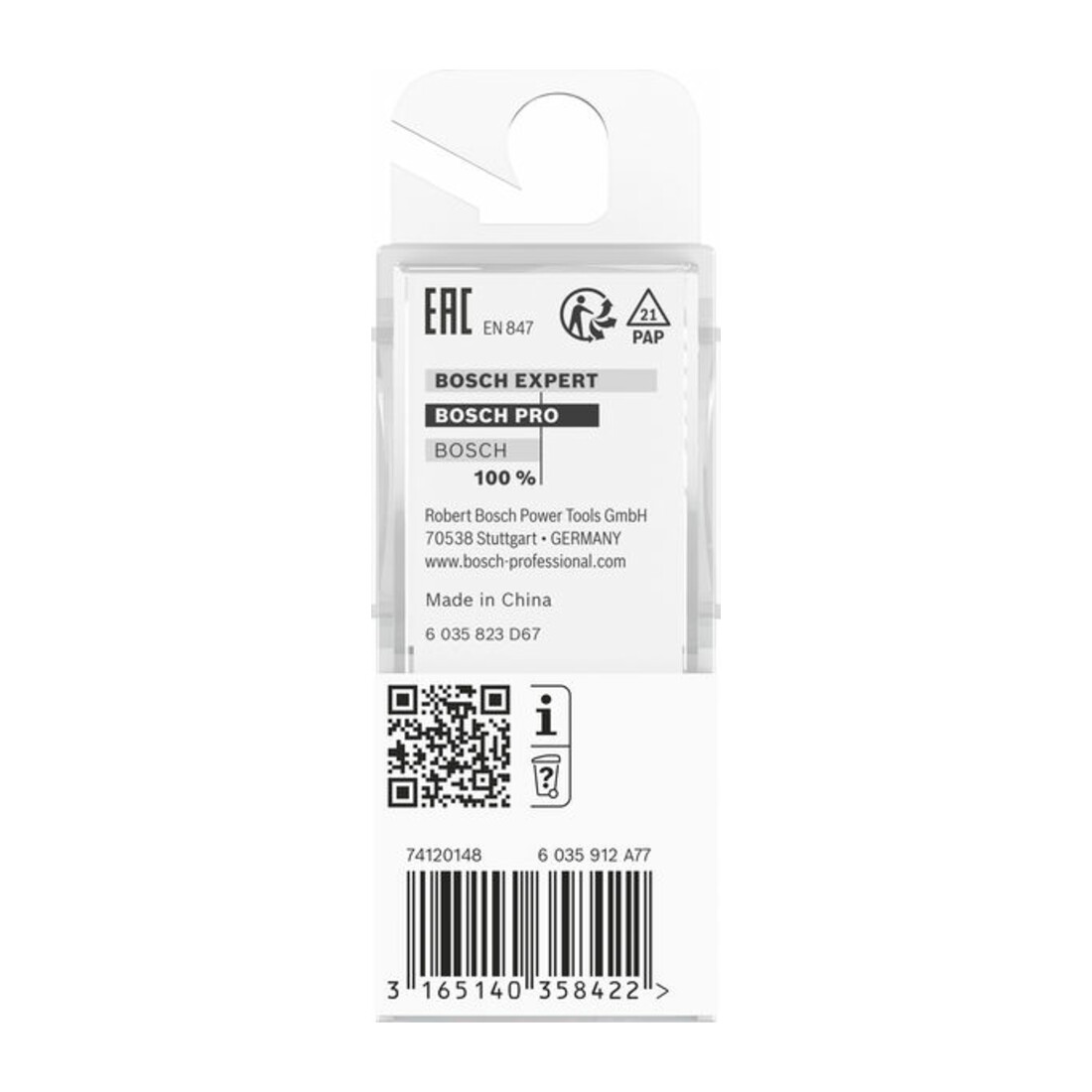Bosch groeffrees Standard for Wood 8 mm D1 8 mm L 20 mm G 51 mm