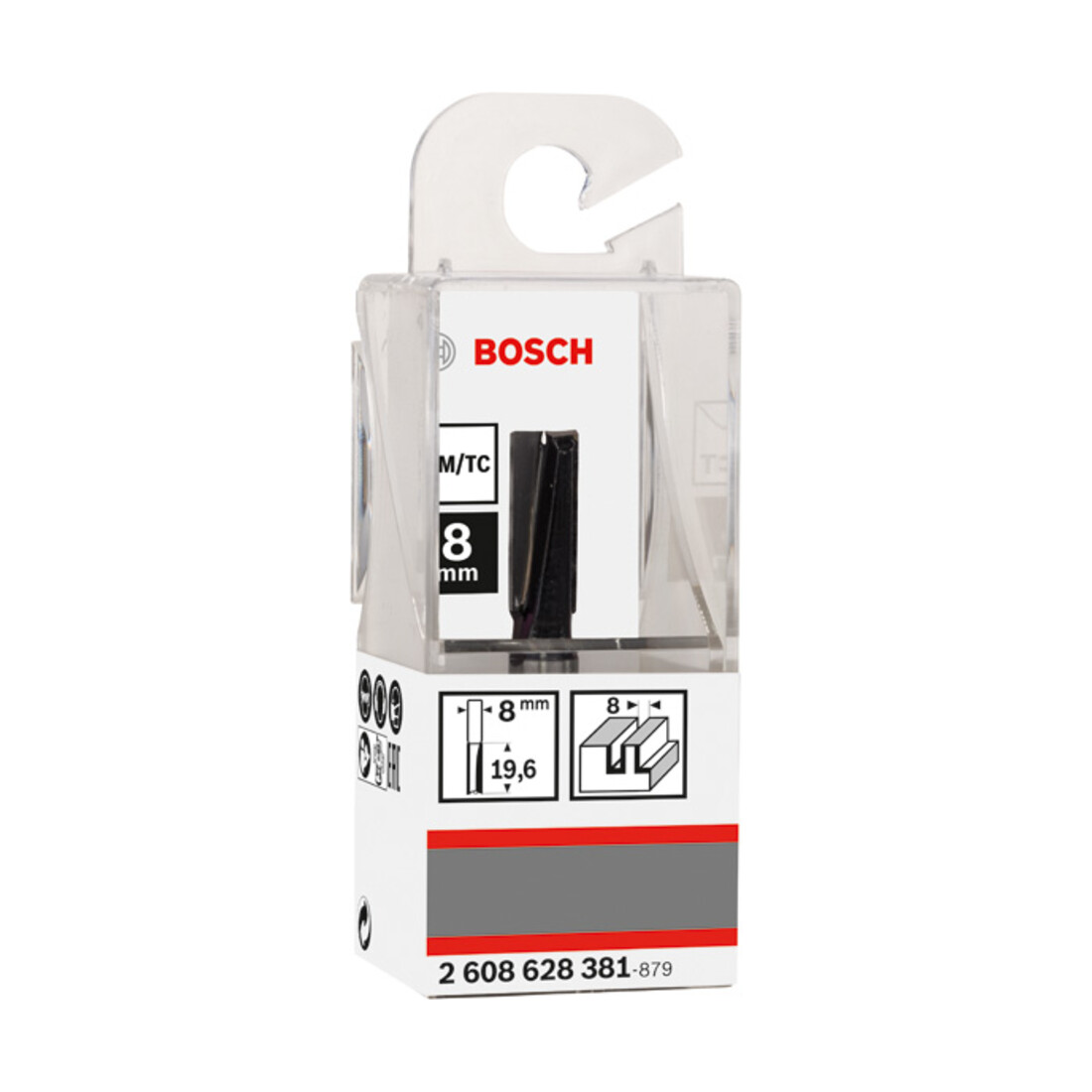 Bosch groeffrees Standard for Wood 8 mm D1 8 mm L 20 mm G 51 mm