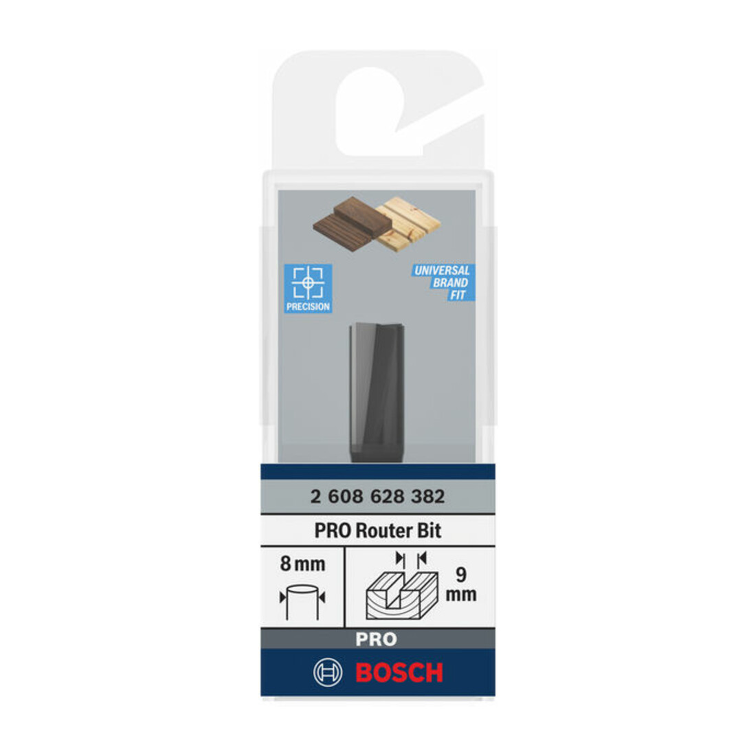 Bosch groeffrees Standard for Wood 8 mm D1 9 mm L 20 mm G 51 mm