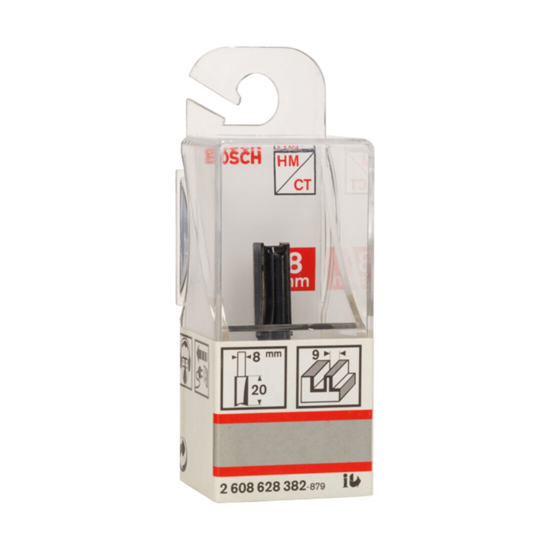 Bosch groeffrees Standard for Wood 8 mm D1 9 mm L 20 mm G 51 mm