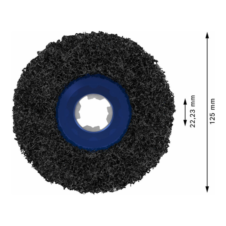 Bosch grove reinigingsschijf voor metaal, 125 x 22,23 mm X-LOCK