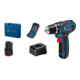 Bosch GSR 12V 15 Professional accuboormachine, set, koffer-1