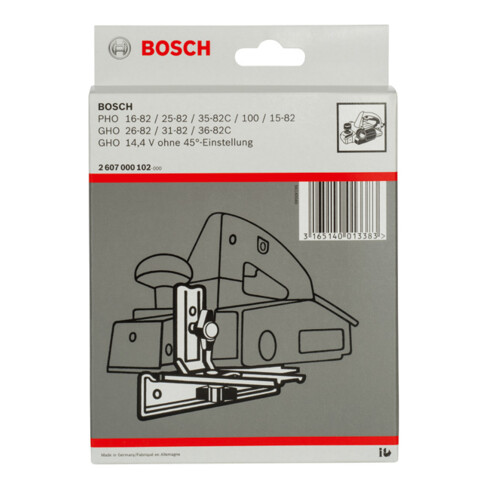 Bosch Guida di taglio senza impostazione a 45° per pialla manuale