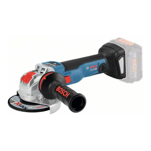 Bosch haakse accuslijpmachine GWX 18V-10 SC soloversie L-BOXX