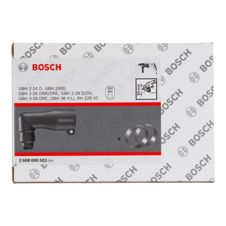 Bosch haakse boorkop voor lichte boorhamers met SDS plus gereedschapshouder 50 mm