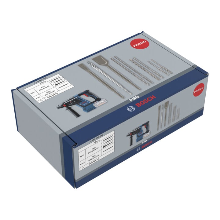 Bosch Hammerbohren Kit GBH 18V-26+PRO 9tlg