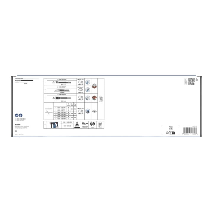 Bosch Hammerbohren Kit GBH 18V-26+PRO 9tlg