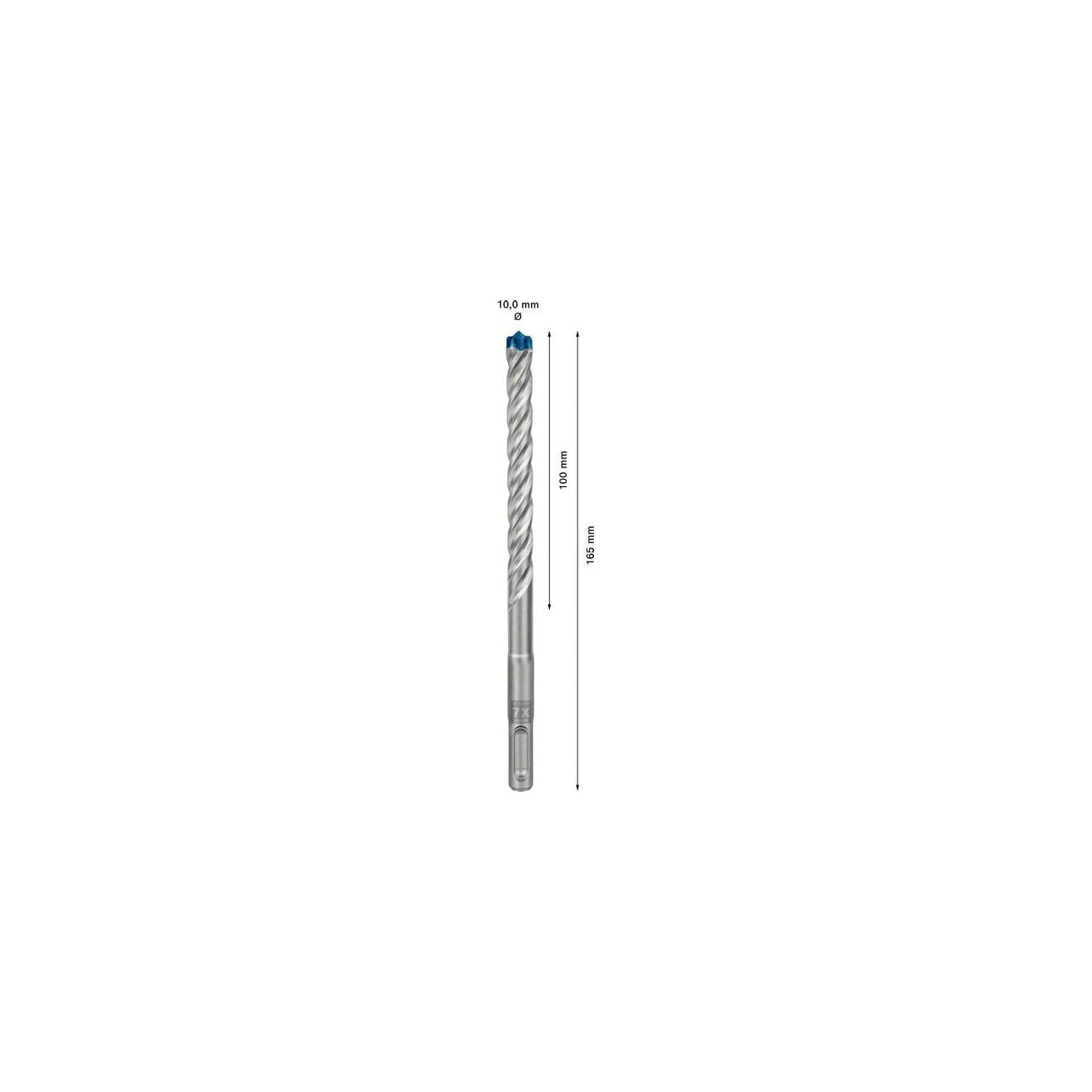 Bosch Hammerbohrer EXPERT 10x100x165mm VE à 50 Stück SDS plus-7X
