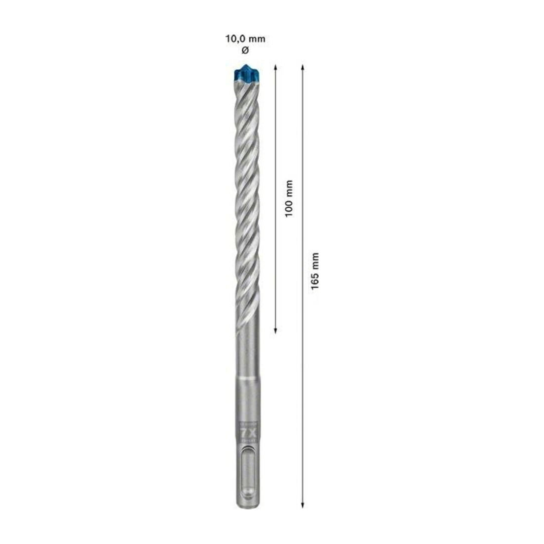 Bosch Hammerbohrer EXPERT 10x100x165mm VE à 50 Stück SDS plus-7X