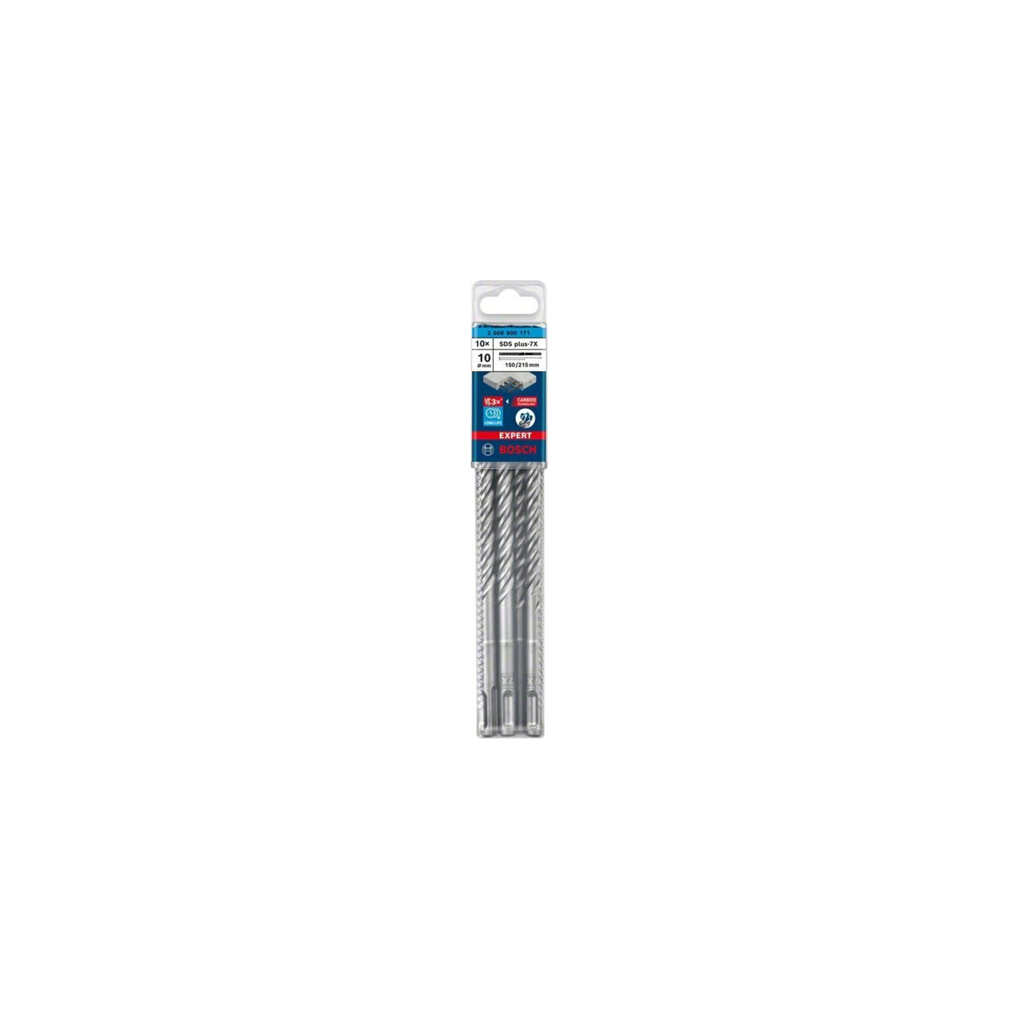 Bosch Hammerbohrer EXPERT 10x150x215mm VE à 10 Stück SDS plus-7X