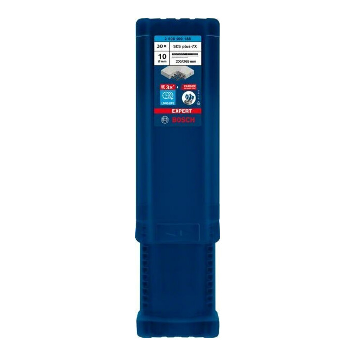 Bosch Hammerbohrer EXPERT 10x200x265mm VE à 30 Stück SDS plus-7X
