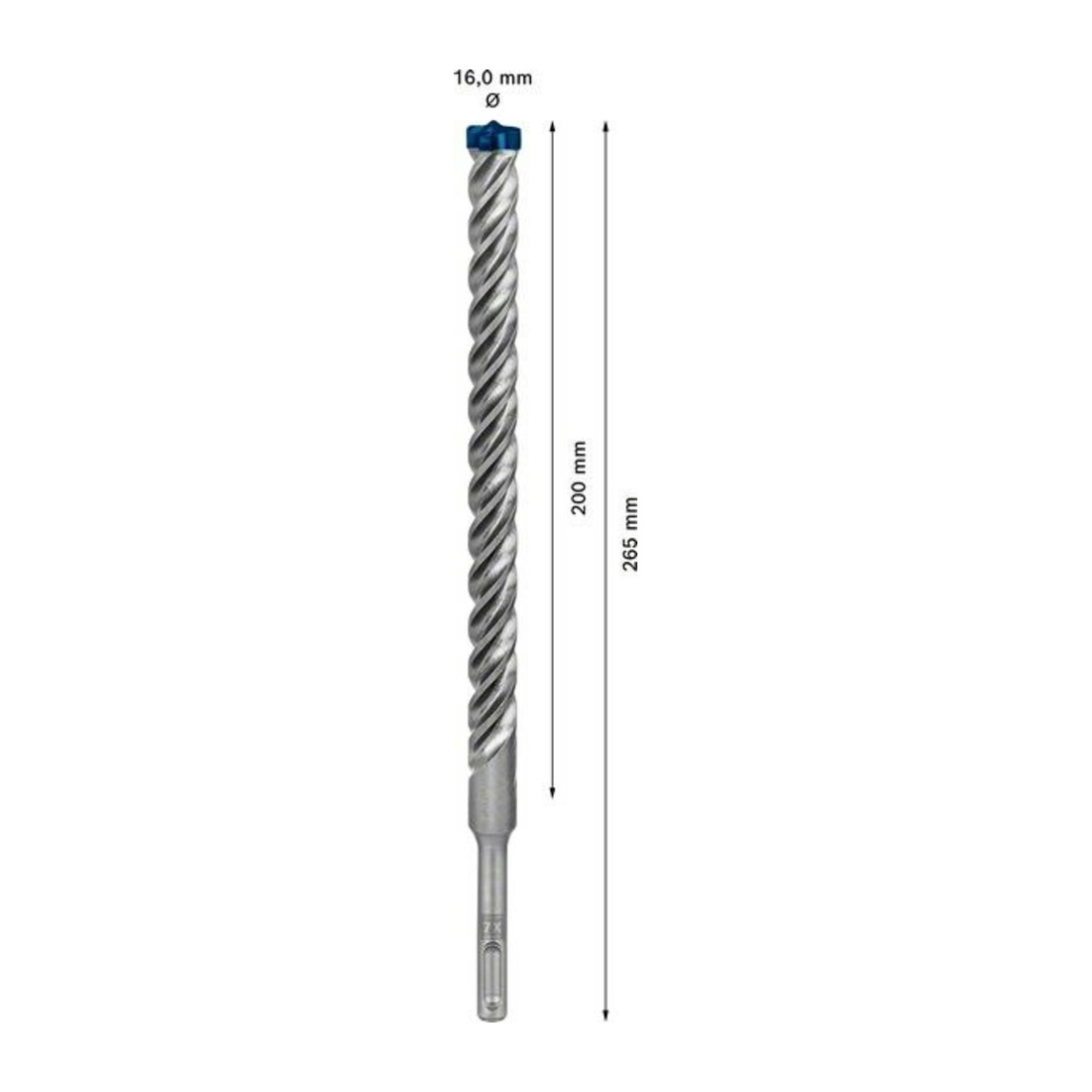 Bosch Hammerbohrer EXPERT 16x200x265mm VE à 10 Stück SDS plus-7X