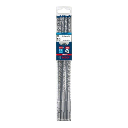 Bosch Hammerbohrer EXPERT 6,5x200x265mm VE à 10 Stück SDS plus-7X