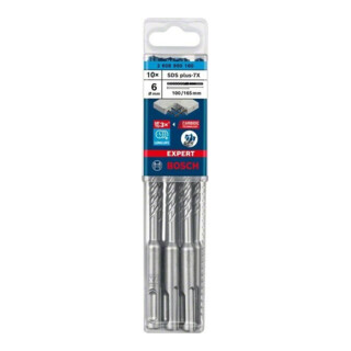Bosch Hammerbohrer EXPERT 6x100x165mm VE à 10 Stück SDS plus-7X