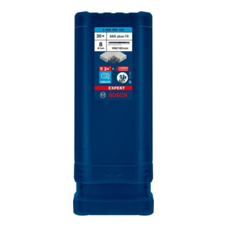 Bosch Hammerbohrer EXPERT 8x100x165mm VE à 30 Stück SDS plus-7X