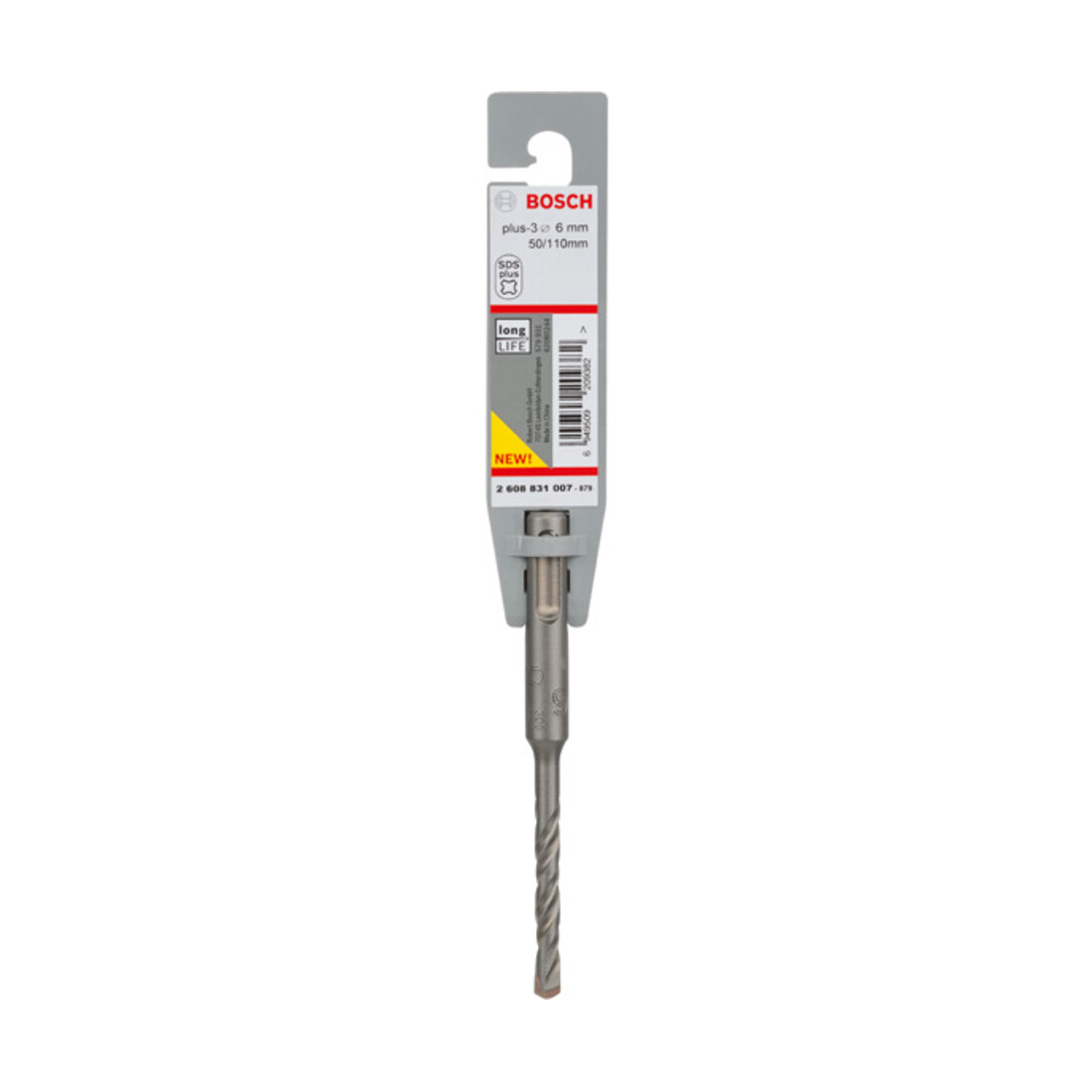 Bosch Hammerbohrer  plus-3, 6x50x110mm