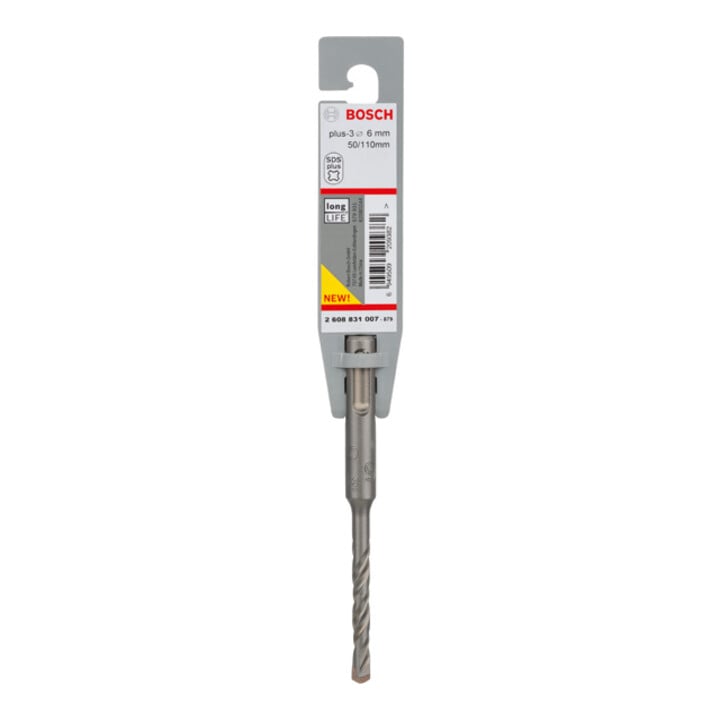 Bosch Hammerbohrer  plus-3, 6x50x110mm