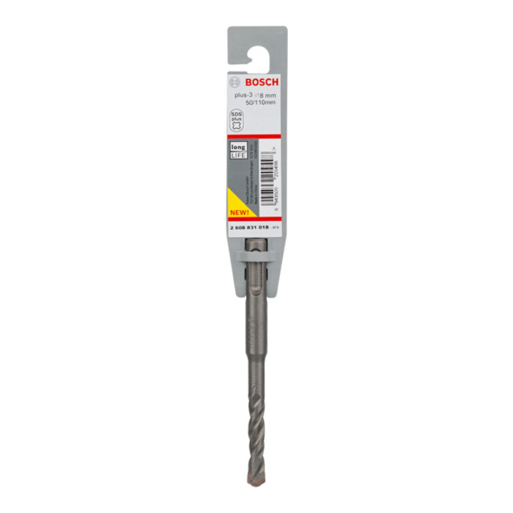 Bosch Hammerbohrer  plus-3, 8x50x110mm