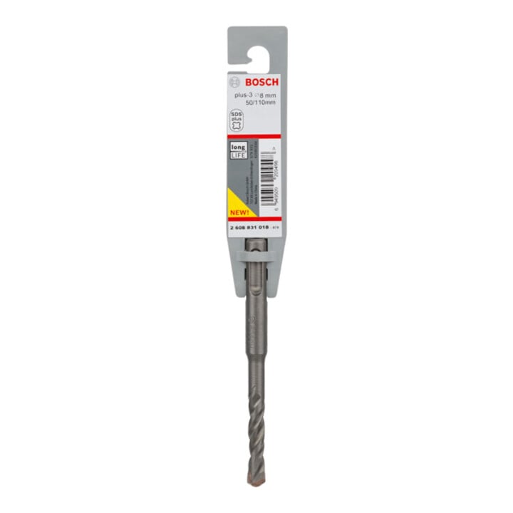 Bosch Hammerbohrer  plus-3, 8x50x110mm