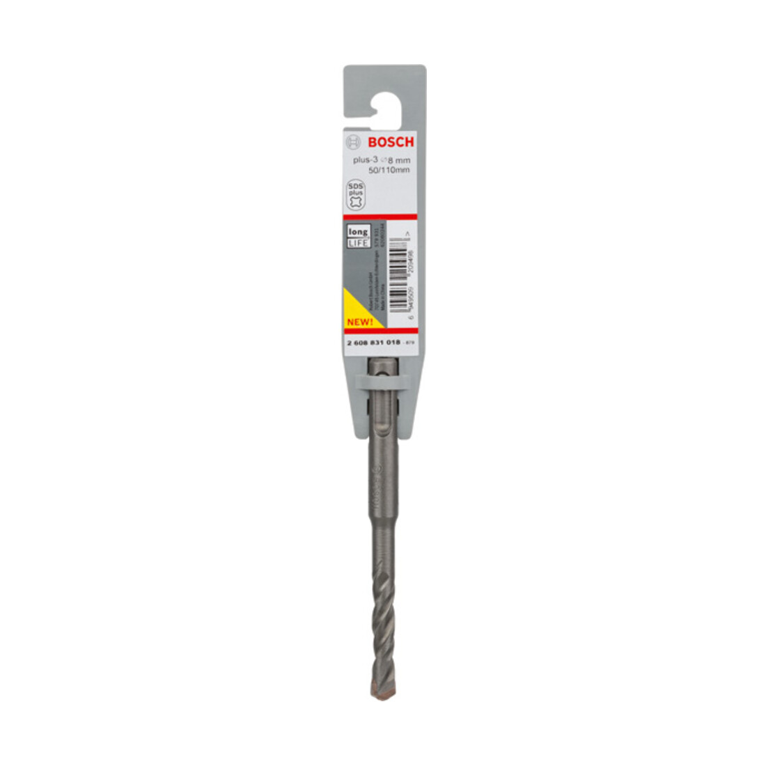 Bosch Hammerbohrer  plus-3, 8x50x110mm