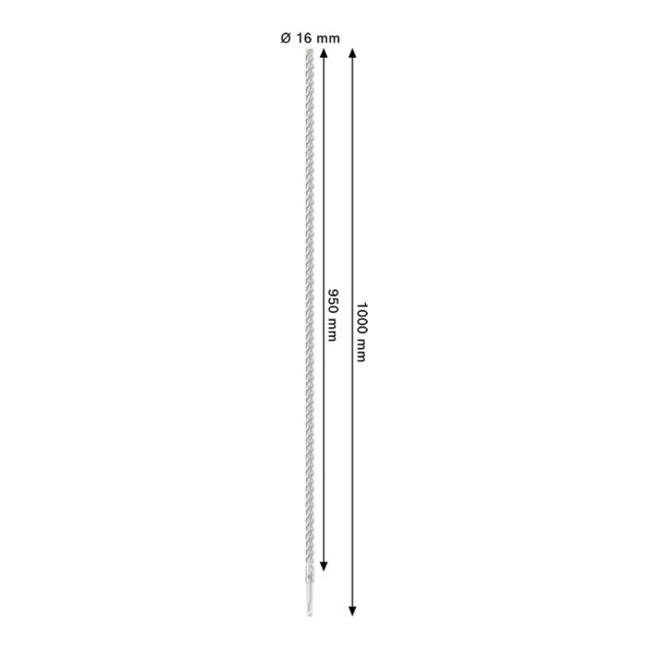 Bosch Hammerbohrer PRO SDS plus-5X 16 x 950 x 1000 mm