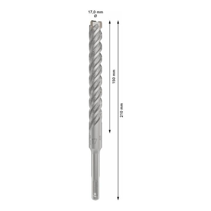 Bosch Hammerbohrer PRO SDS plus-5X 17 x 150 x 210 mm