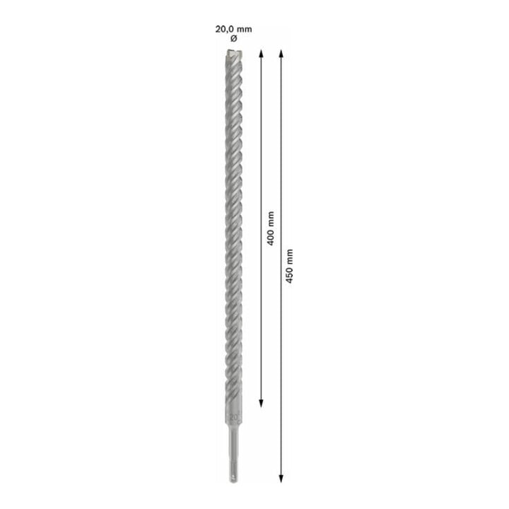 Bosch Hammerbohrer PRO SDS plus-5X 20 x 400 x 450 mm