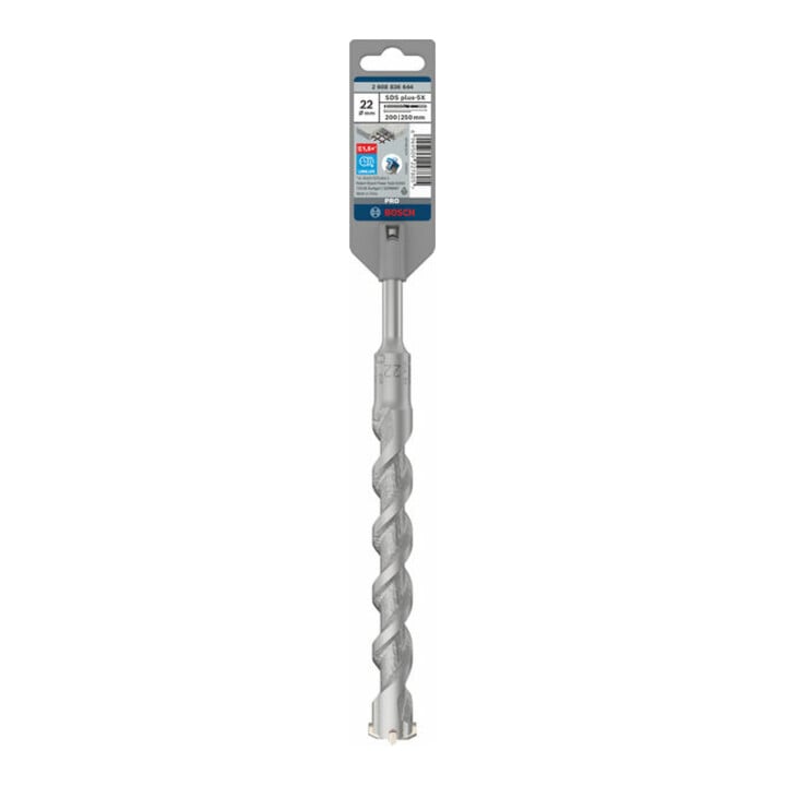 Bosch Hammerbohrer PRO SDS plus-5X 22 x 200 x 250 mm