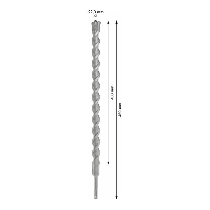 Bosch Hammerbohrer PRO SDS plus-5X 22 x 400 x 450 mm