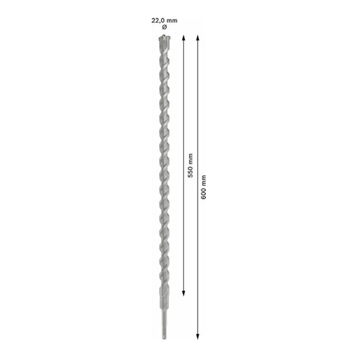 Bosch Hammerbohrer PRO SDS plus-5X 22 x 550 x 600 mm