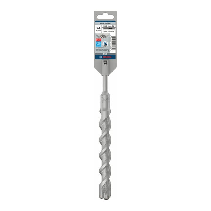 Bosch Hammerbohrer PRO SDS plus-5X 24 x 200 x 250 mm