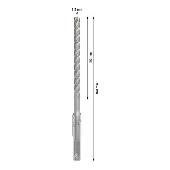 Bosch Hammerbohrer PRO SDS plus-5X 6,5 x 100 x 160 mm