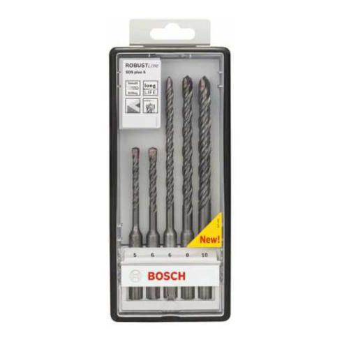 Bosch Hammerbohrer-Robust Line-Set, SDS-plus-5, 5 - 10 mm