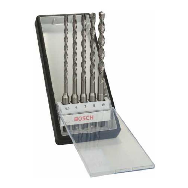 Bosch Hammerbohrer-Robust Line-Set, SDS-plus-7, 5,5 - 10 mm
