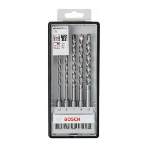 Bosch Hammerbohrer-Robust Line-Set, SDS-plus-7, 5,5 - 10 mm