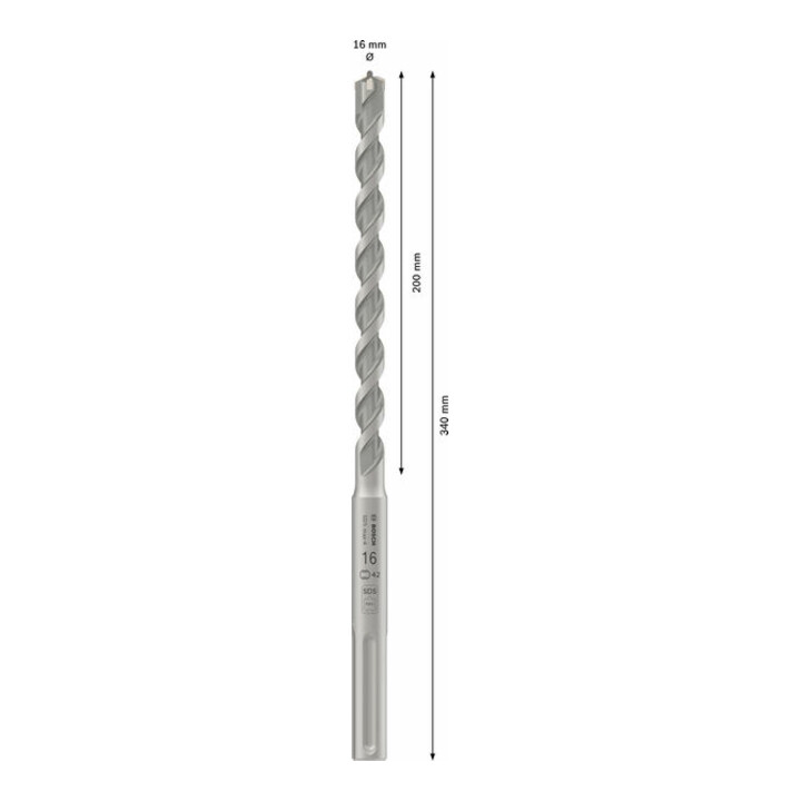 Bosch Hammerbohrer SDS max-4 16 x 200 x 340 mm