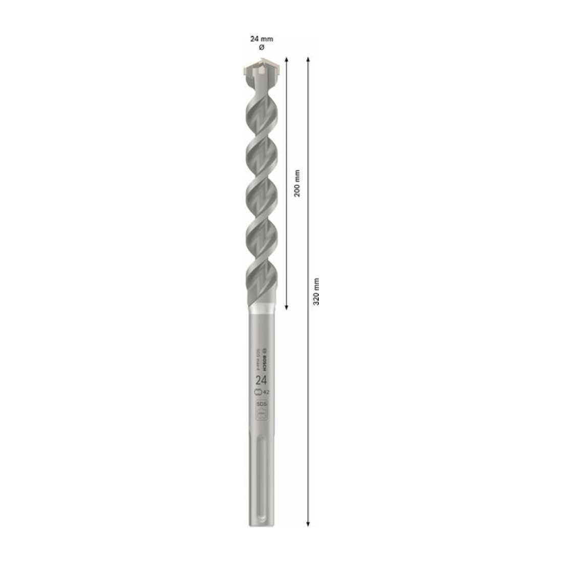 Bosch Hammerbohrer SDS max-4 24 x 200 x 320 mm