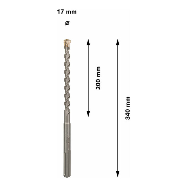 Bosch Hammerbohrer SDS max-7 17 x 200 x 340 mm