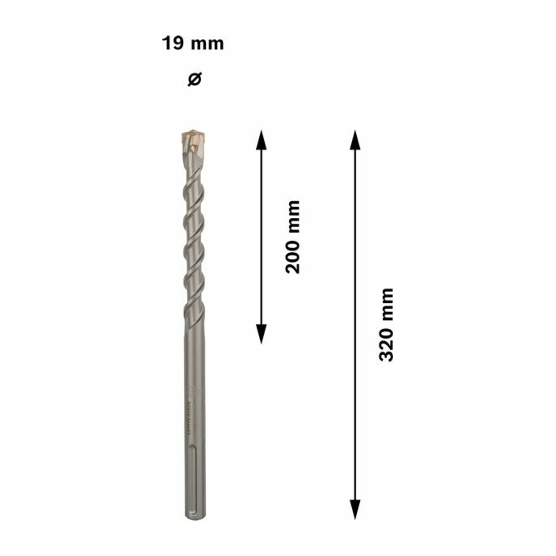 Bosch Hammerbohrer SDS max-7 19 x 200 x 320 mm