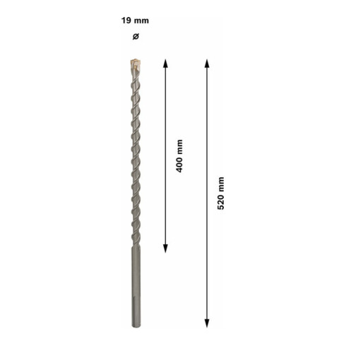 Bosch Hammerbohrer SDS max-7 19 x 400 x 520 mm