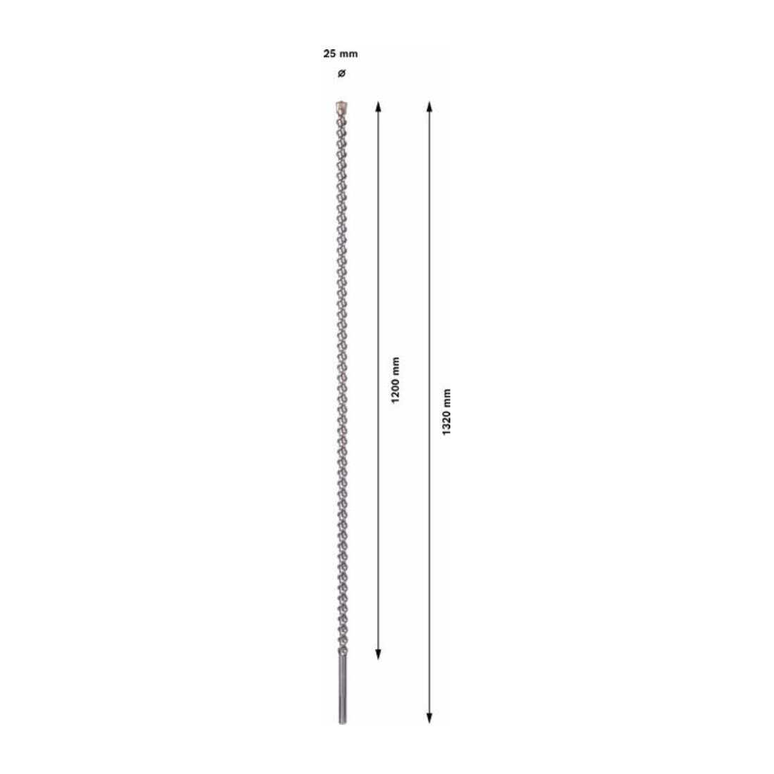 Bosch Hammerbohrer SDS max-7 25 x 1200 x 1320 mm