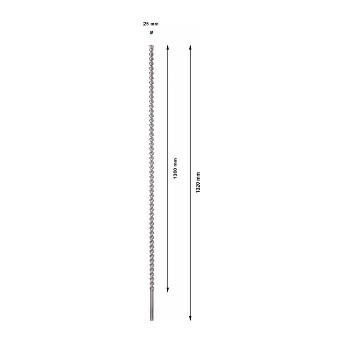 Bosch Hammerbohrer SDS max-7 25 x 1200 x 1320 mm