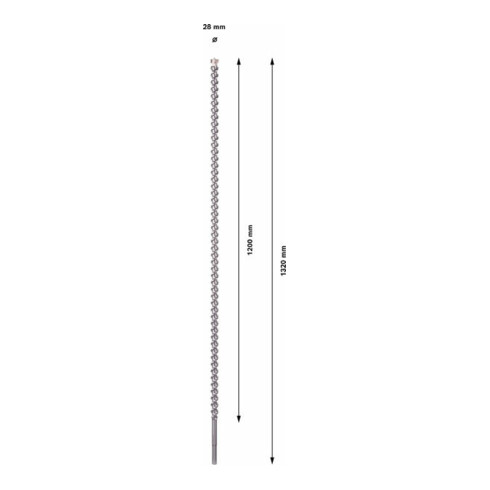 Bosch Hammerbohrer SDS max-7 28 x 1200 x 1320 mm