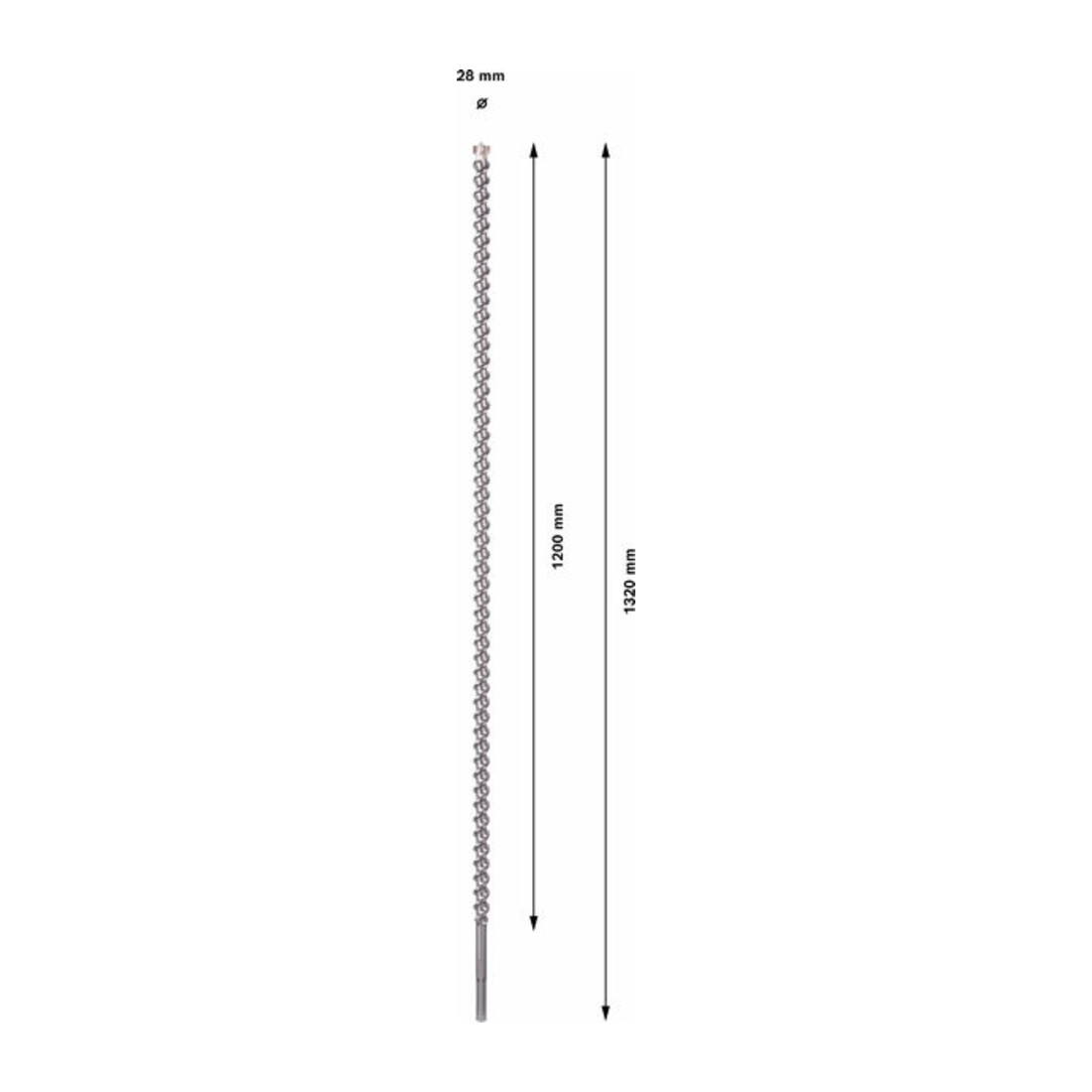 Bosch Hammerbohrer SDS max-7 28 x 1200 x 1320 mm