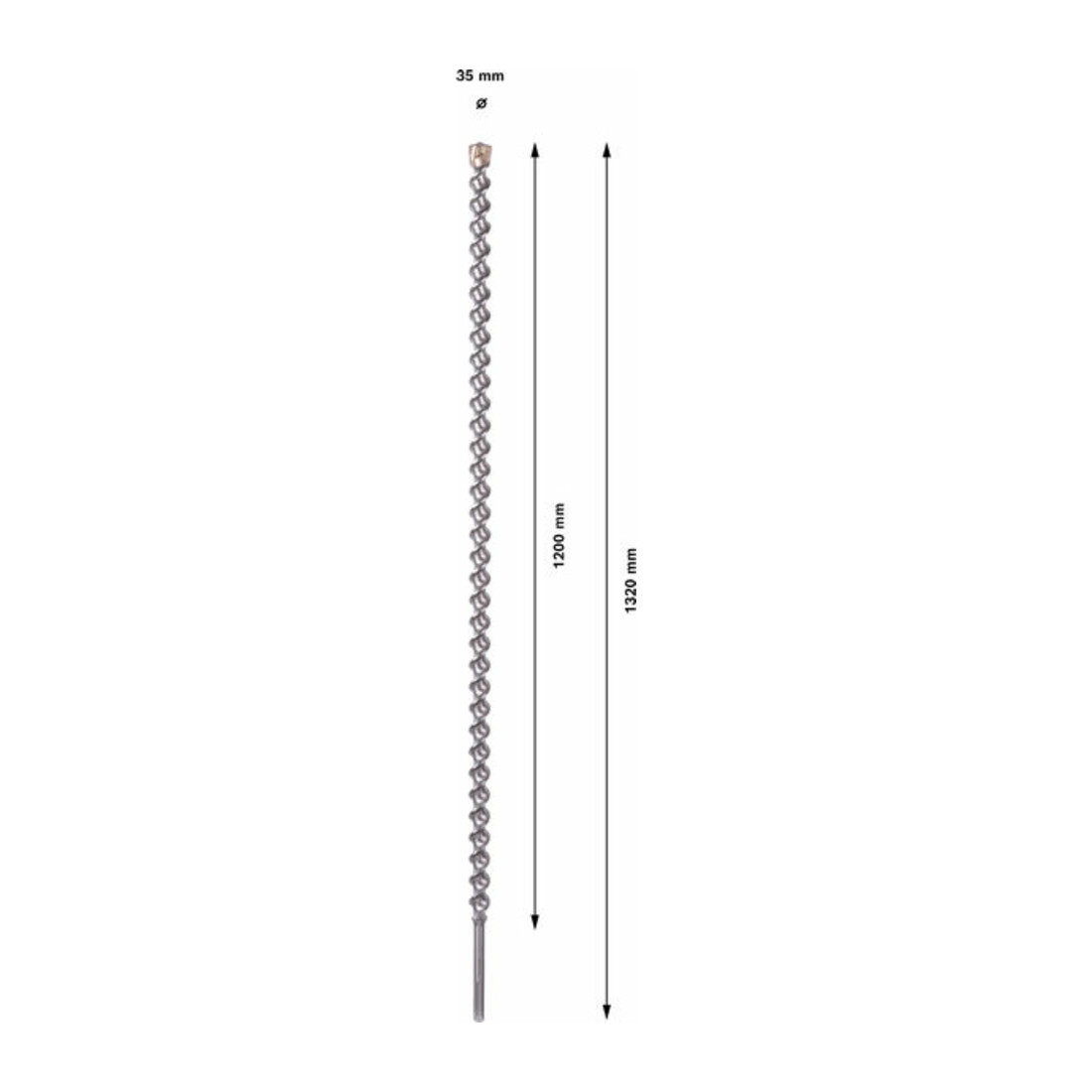 Bosch Hammerbohrer SDS max-7 35 x 1200 x 1320 mm