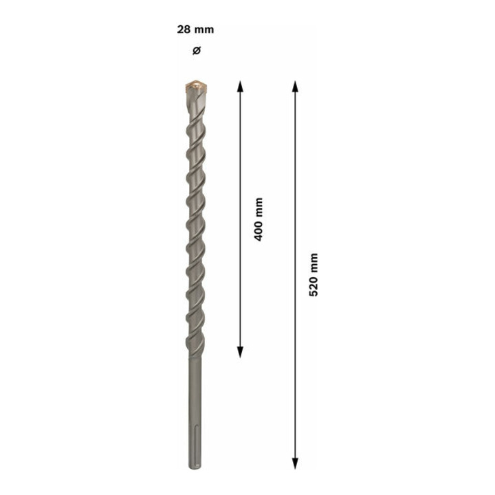 Bosch Hammerbohrer SDS max-9 Natural Stone 28 x 400 x 520 mm