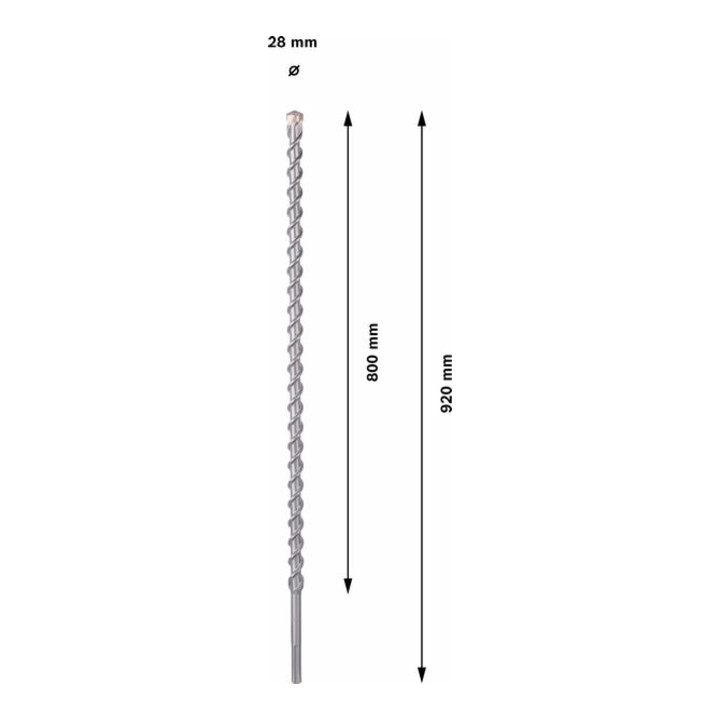 Bosch Hammerbohrer SDS max-9 Natural Stone 28 x 800 x 920 mm