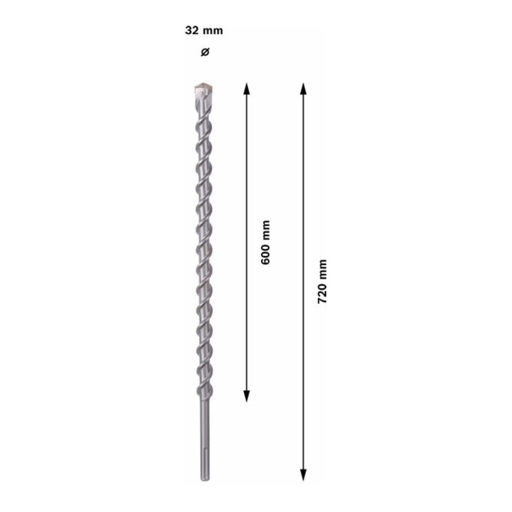 Bosch Hammerbohrer SDS max-9 Natural Stone 32 x 600 x 720 mm
