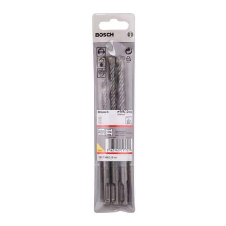 Bosch Hammerbohrer-SDS-plus-5-Set, 6, 8, 10 mm
