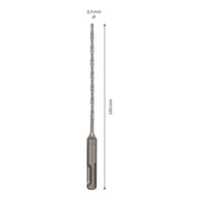 Bosch Hammerbohrer SDS plus-7X 3,5 x 100 x 165 mm-1
